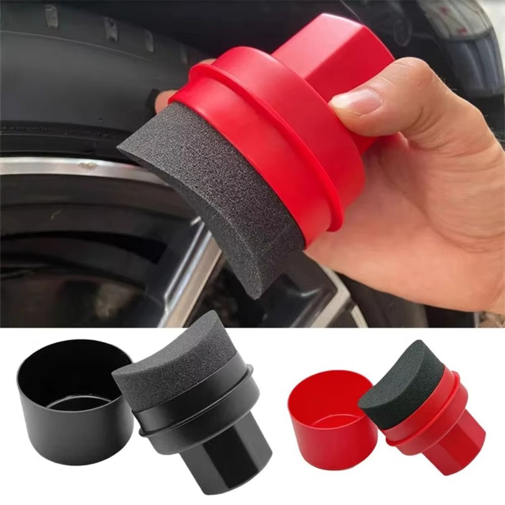 Eco Sponge - Curved Tire Polishing Sponge with Cover