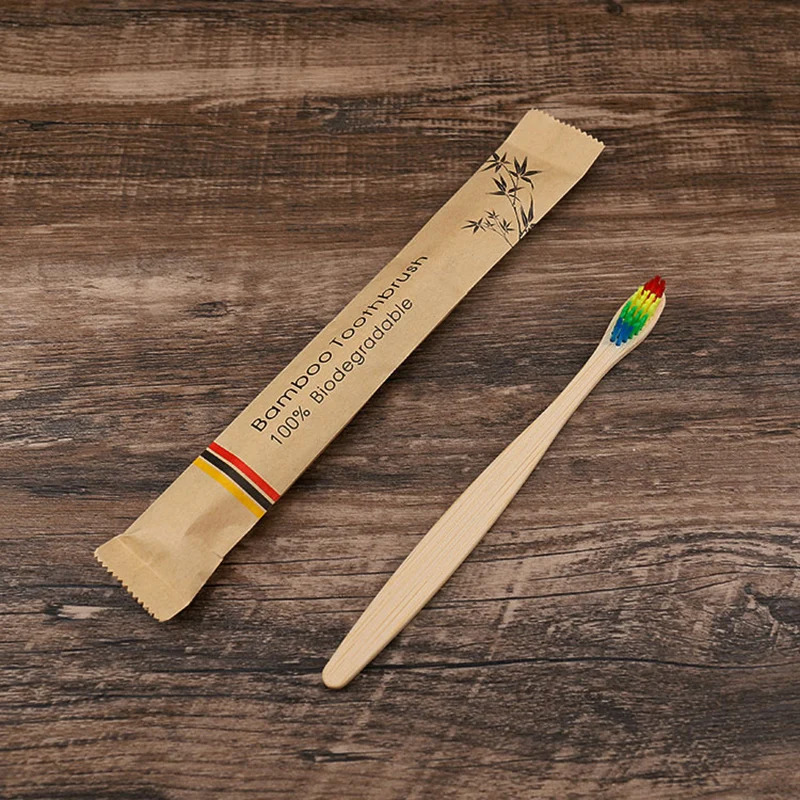 5/15pcs Colorful Toothbrush Na - Bamboo Toothbrush recension och pris