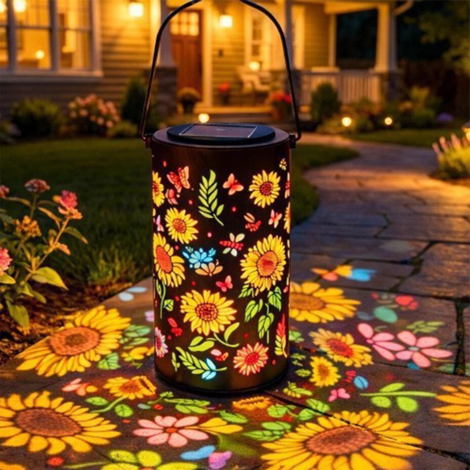 Sunflower Solar Lantern Weathe - Solar Garden Light recension och pris