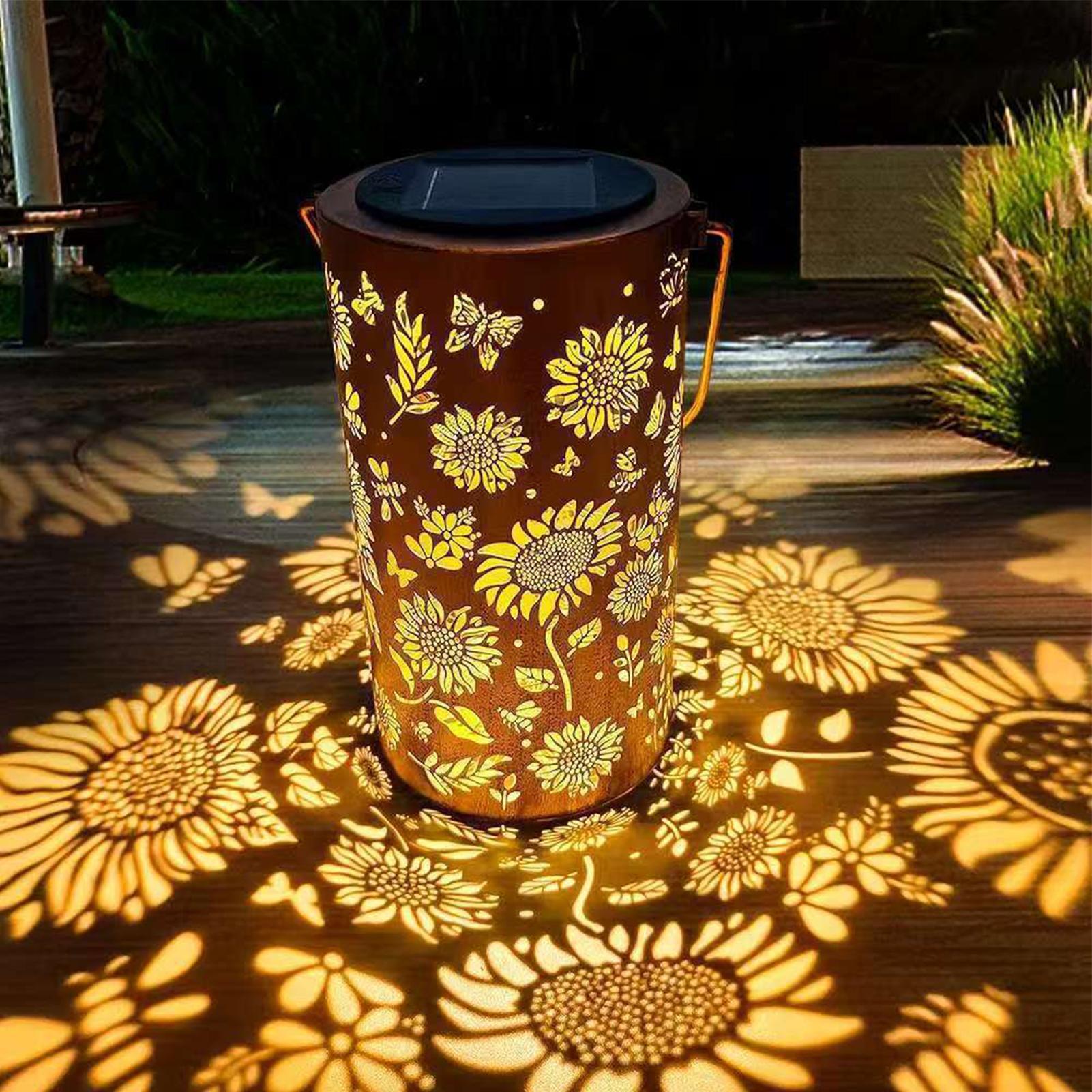 Sunflower Solar Lantern Weathe - Solar Garden Light recension och pris