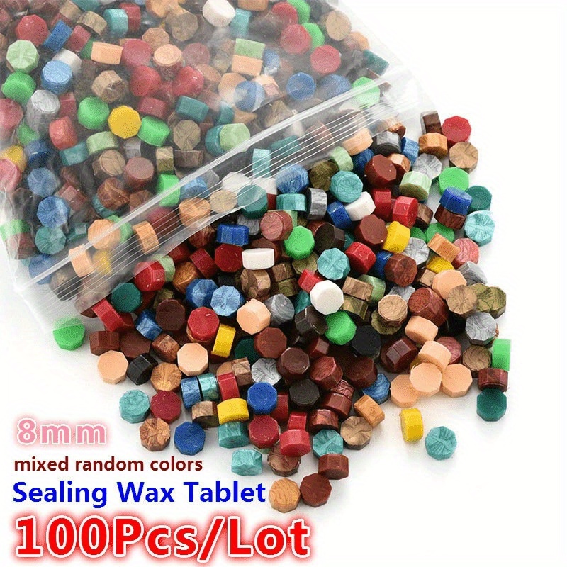 100Pc Retro Sealing Wax Octago - Beeswax Wrap recension och pris