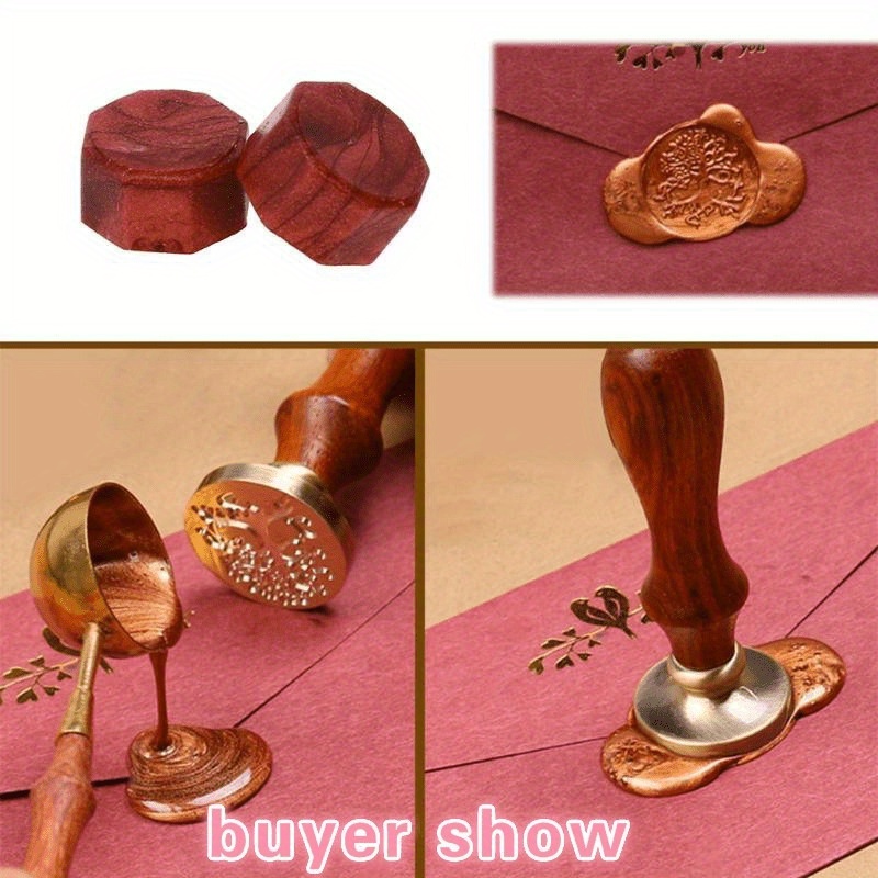 100Pc Retro Sealing Wax Octago - Beeswax Wrap recension och pris