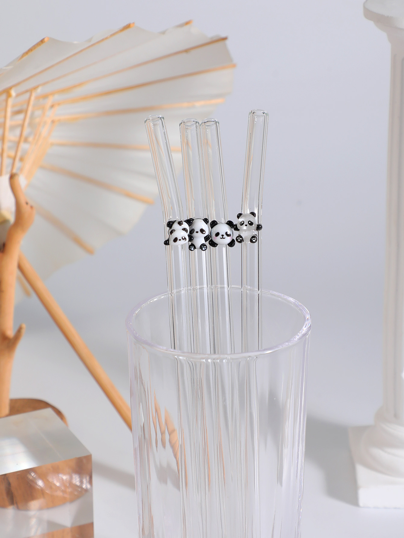 4/7PCS Panda Design Reusable B - Reusable Straw recension och pris