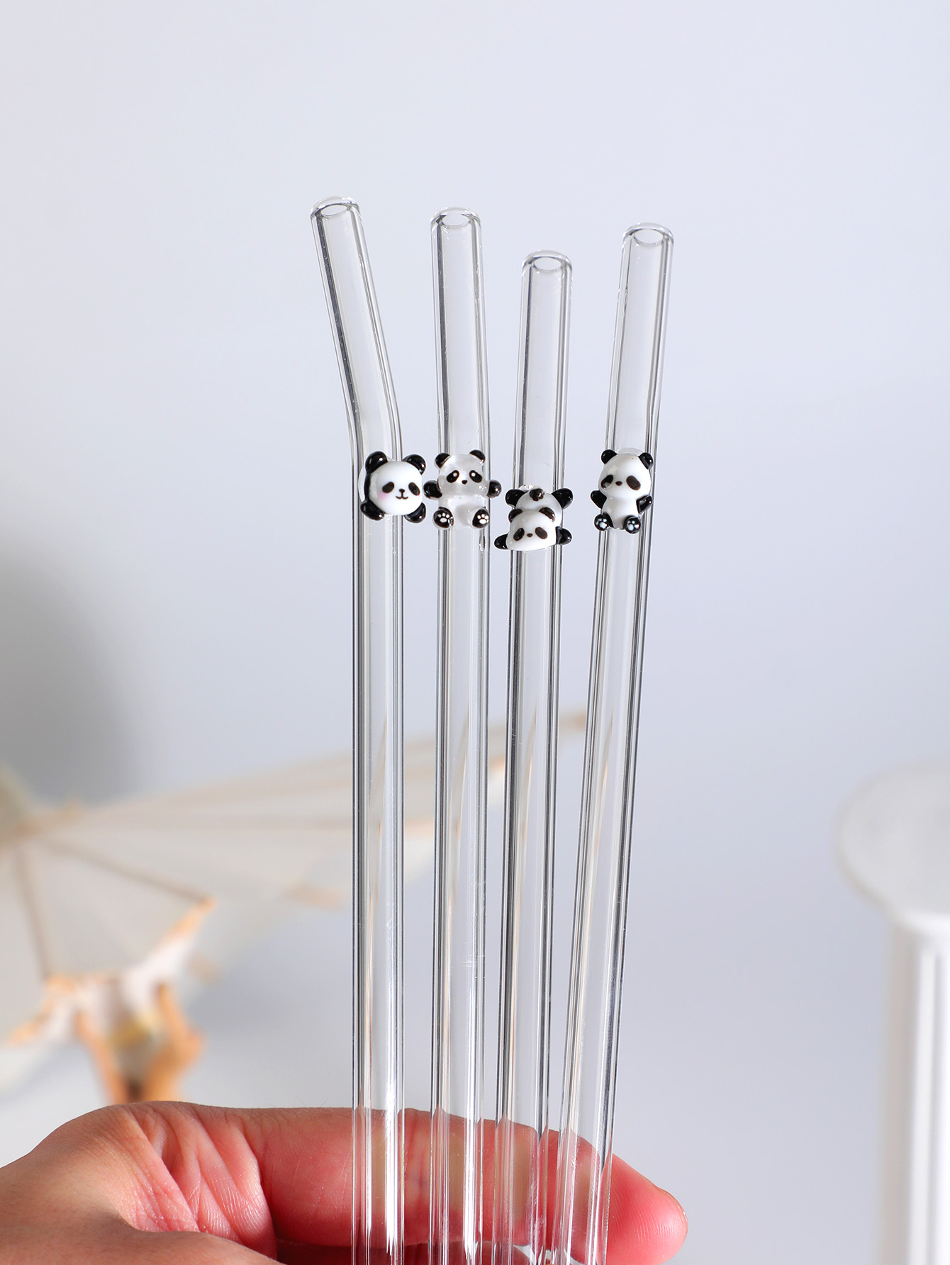 4/7PCS Panda Design Reusable B - Reusable Straw recension och pris