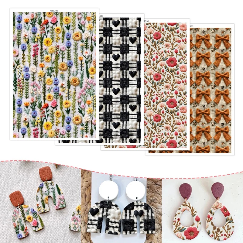 Colorful Blossom Polymer Clay  - Beeswax Wrap recension och pris