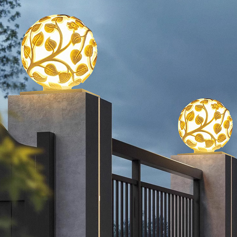 Outdoor column lights solar LE - Solar Garden Light recension och pris