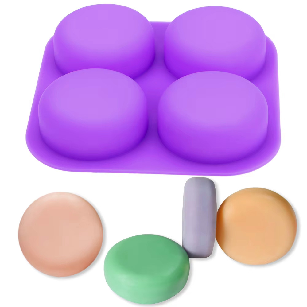 1-2 PCS 4 Cavity Reusable Roun - Eco Soap recension och pris