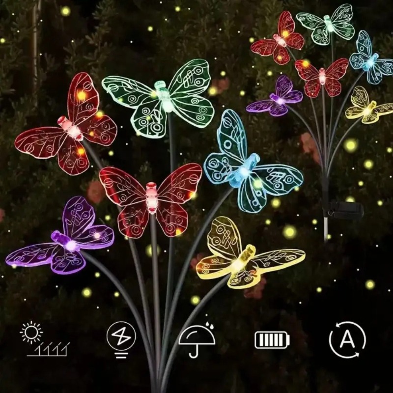 Solar Powered Butterfly Lights - Solar Garden Light recension och pris
