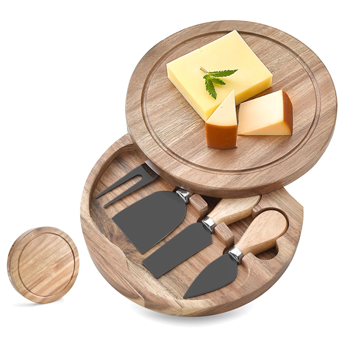 Cheese Knives Set for Charcute - Bamboo Cutlery recension och pris