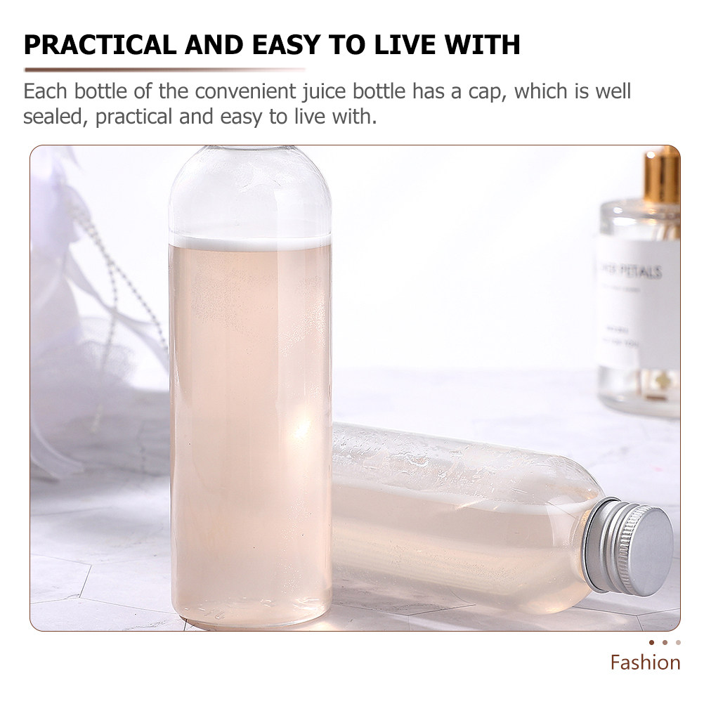 8Pcs Aluminum Cap Juice Bottle - Reusable Bottle recension och pris