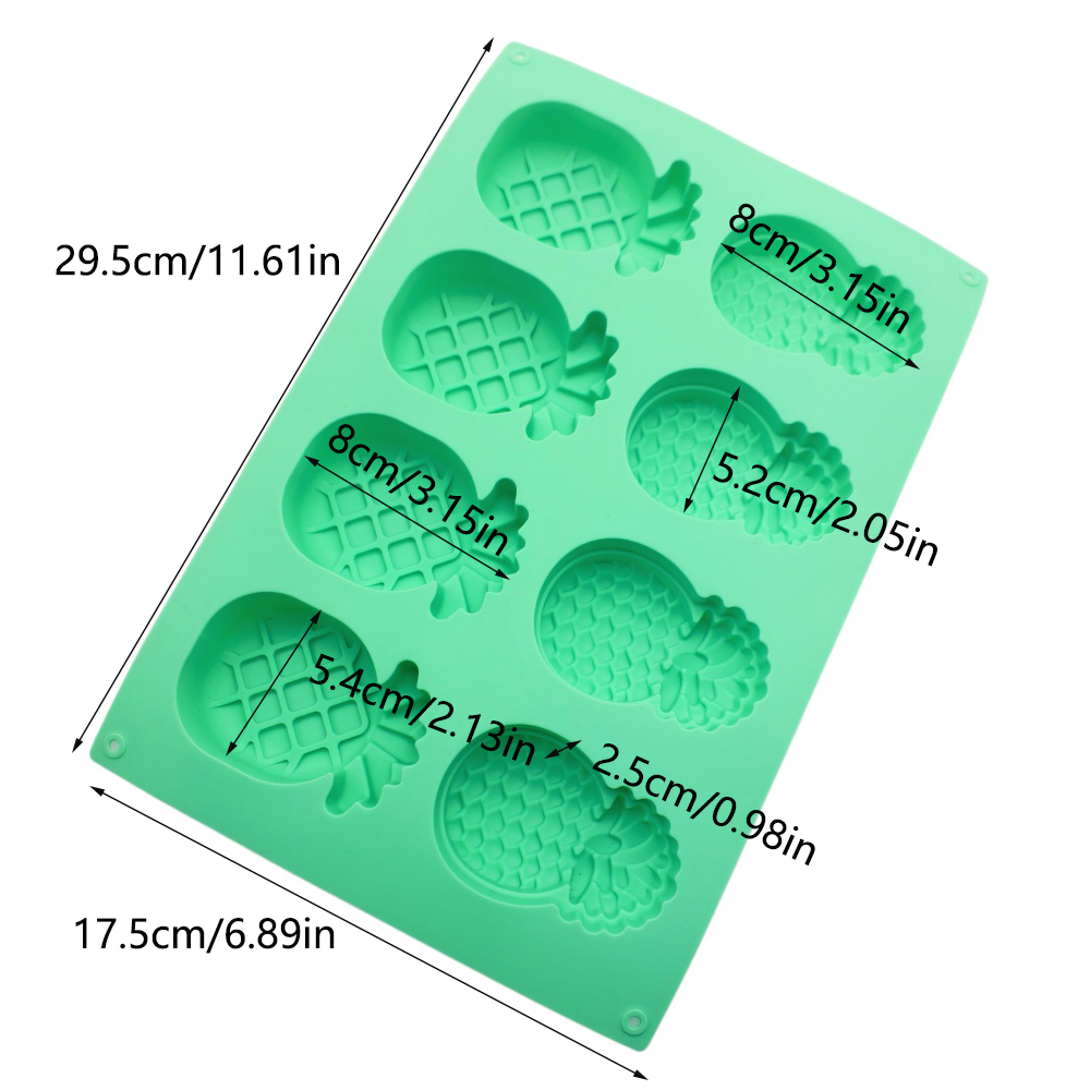 Pineapple Shape Silicone Cake  - Eco Soap recension och pris