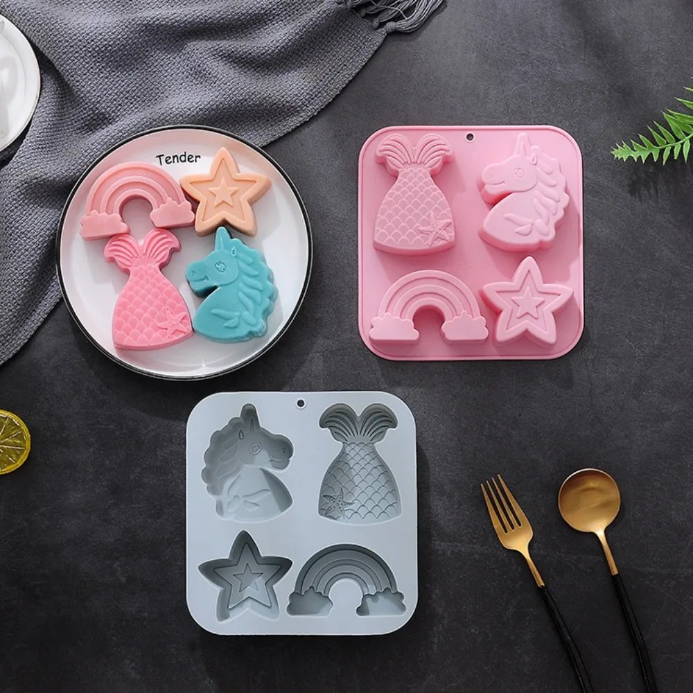4 Holes Star Rainbow Silicone  - Eco Soap recension och pris
