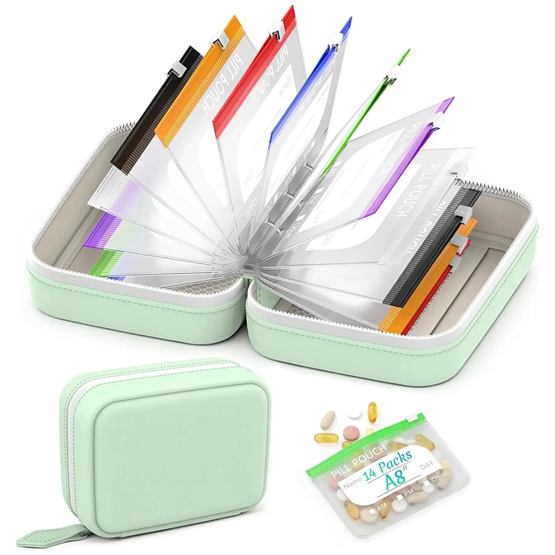 7/14 Pouch Weekly Pill Organiz - Reusable Bag recension och pris