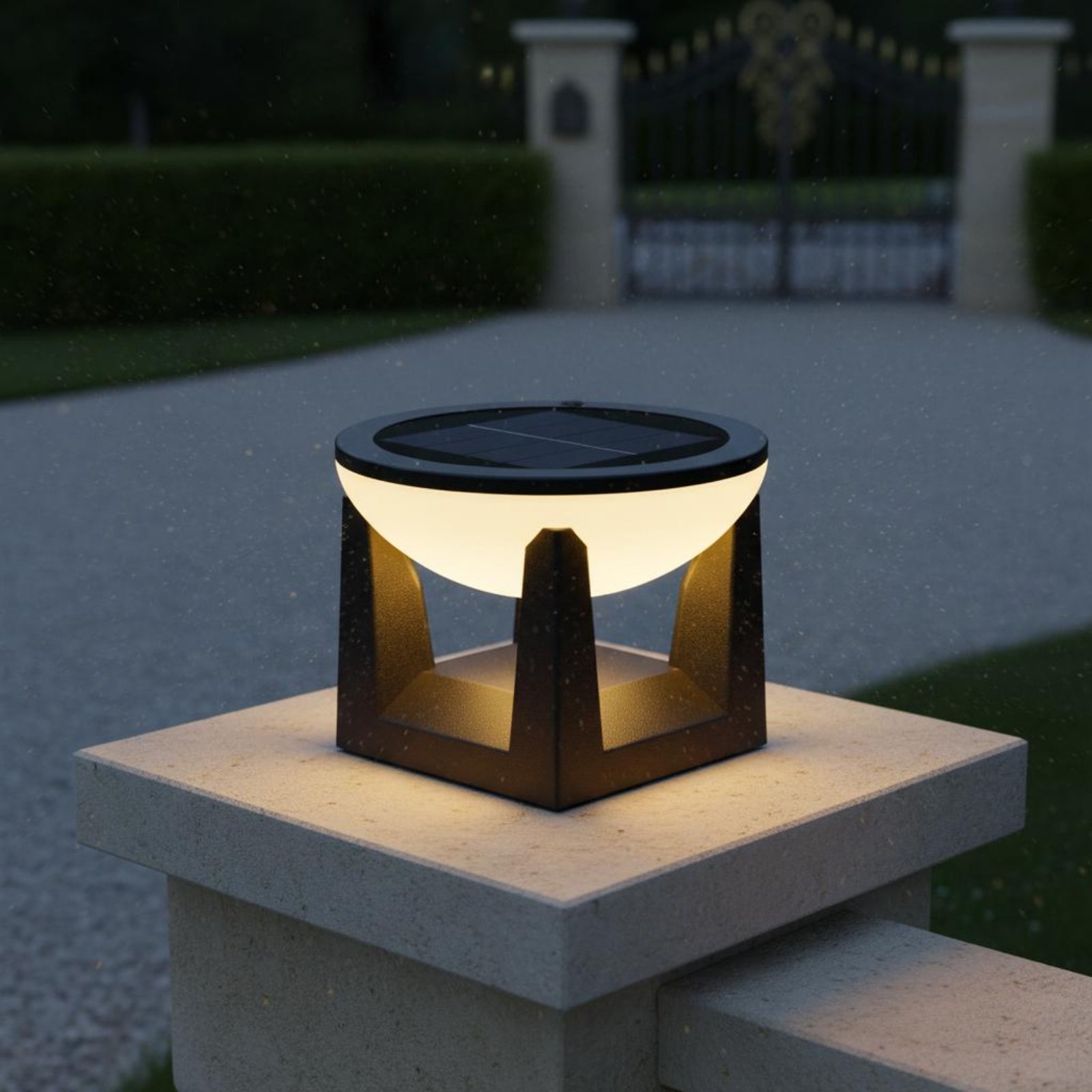 Solar Post Light Easy to Insta - Solar Garden Light recension och pris