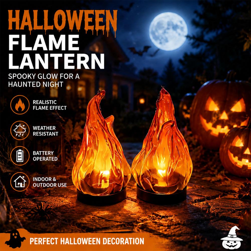 Solar Flame Hanging Lantern Li - Solar Garden Light recension och pris