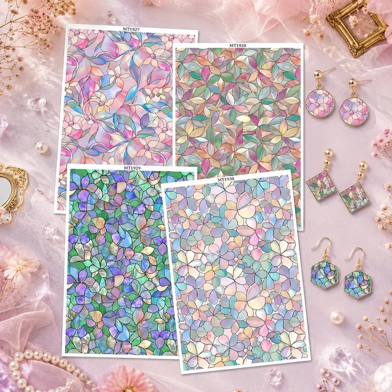 Stained Glass Flower Polymer C - Beeswax Wrap recension och pris