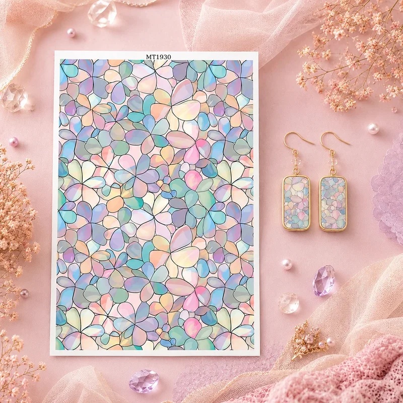 Stained Glass Flower Polymer C - Beeswax Wrap recension och pris
