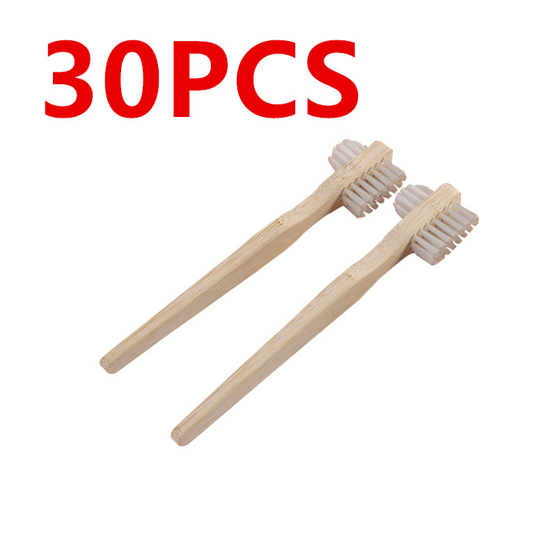 30pcs Bamboo Handle Denture Br - Bamboo Toothbrush recension och pris
