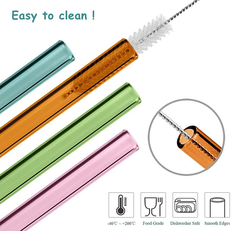 Reusable Glass Straws Eco-frie - Reusable Straw recension och pris